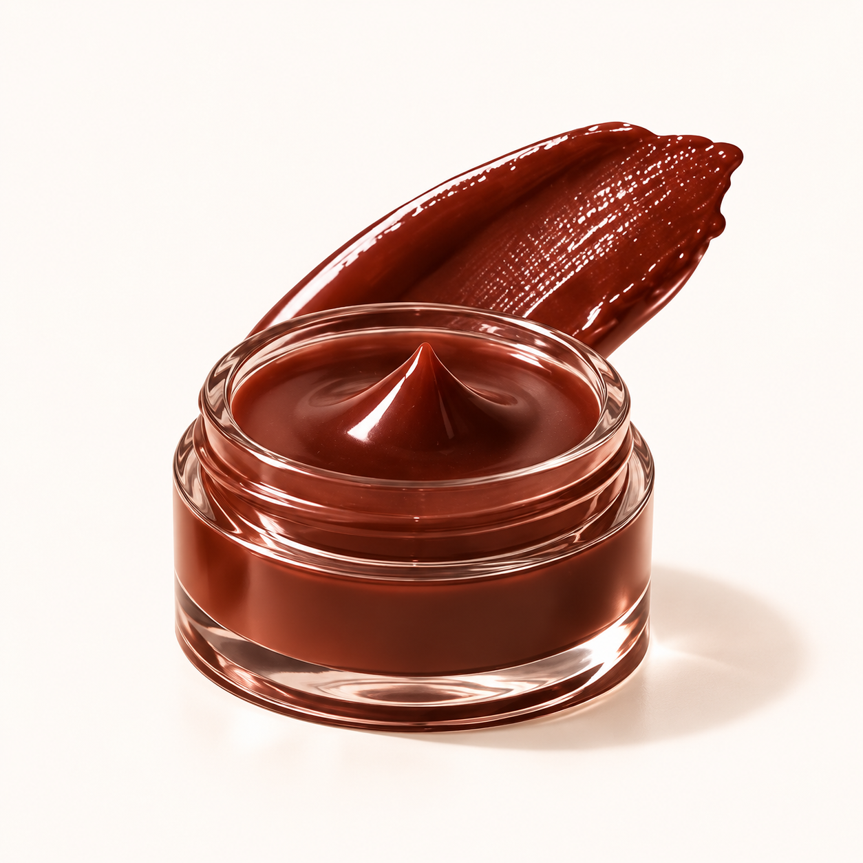 Chocolate lip care shade concept